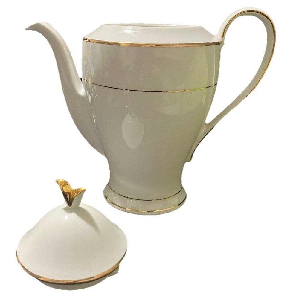 RARE Vintage Heinrich Winterling Porcelain Bavaria Germany Tea Pot/lid w-54073 - Picture 5 of 16